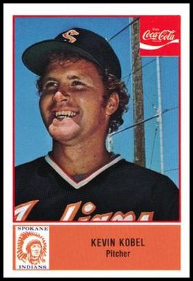 1977 Spokane Indians Jim Gantner signed ROOKIE card Coke CSP